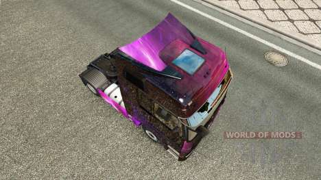 Skin Weltall on the tractor unit Mercedes-Benz for Euro Truck Simulator 2