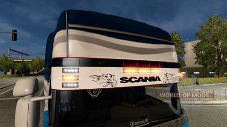 Sun visor Scania v2.0 for Euro Truck Simulator 2