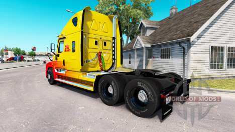 Skin DHL for tractor Freightliner Cascadia for American Truck Simulator