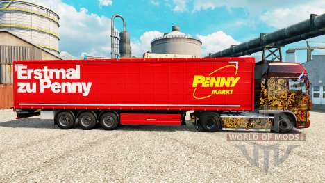Skin Penny Markt on semi for Euro Truck Simulator 2
