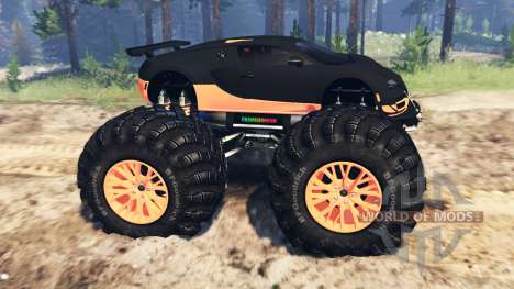 Bugatti Veyron SS [monster truck] for Spin Tires