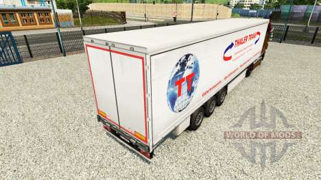 Skin Thaler Trans on a curtain semi-trailer for Euro Truck Simulator 2
