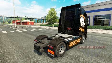 Skin Virtus.pro for Volvo truck for Euro Truck Simulator 2