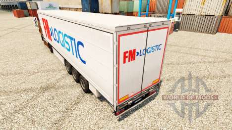 Skin FM Logistic in the semi for Euro Truck Simulator 2