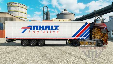 Skin Anhalt Logistics GmbH on semi for Euro Truck Simulator 2