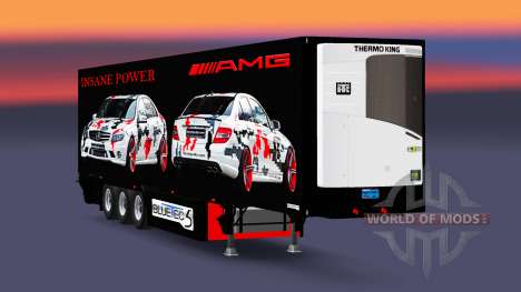 The semitrailer-the refrigerator AMG Power for Euro Truck Simulator 2