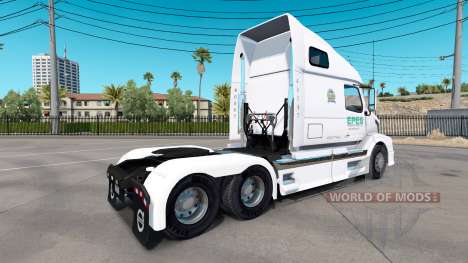 Epes Transport skin for Volvo truck VNL 670 for American Truck Simulator