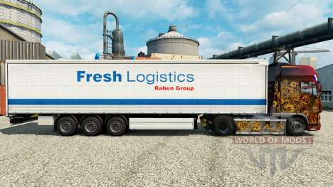 Fresh Logistics skin for trailers for Euro Truck Simulator 2