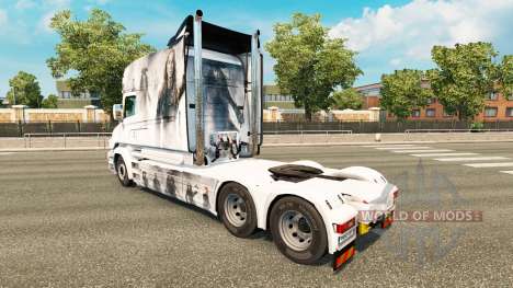 Pirates skin for truck Scania T for Euro Truck Simulator 2