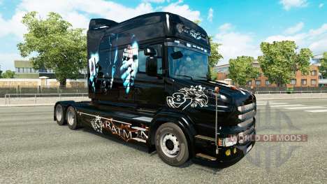 Batman skin for truck Scania T for Euro Truck Simulator 2