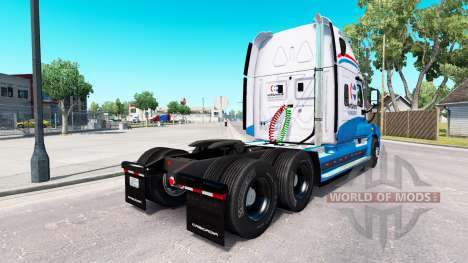 Скин North American на Freightliner Cascadia for American Truck Simulator