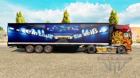 Skin FC Schalke 04 on semi for Euro Truck Simulator 2
