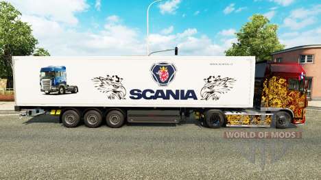 Skin Scania for trailers for Euro Truck Simulator 2