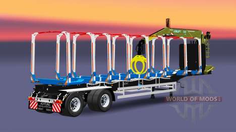 A semi-trailer truck Huttner for Euro Truck Simulator 2