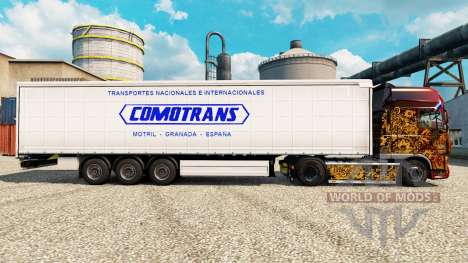 Skin ComoTrans for trailers for Euro Truck Simulator 2