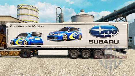 Skin Subaru semi for Euro Truck Simulator 2