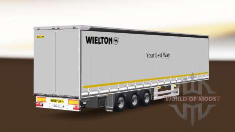 Curtain semi-trailer Wielton v1.1 for Euro Truck Simulator 2