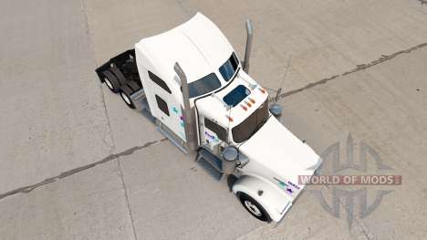 Скин FedEx Custom Critical на Kenworth W900 for American Truck Simulator
