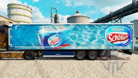 Nestle Scholler skin for trailers for Euro Truck Simulator 2