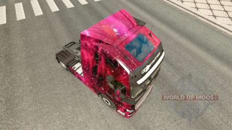 Weltall skin for Volvo truck for Euro Truck Simulator 2