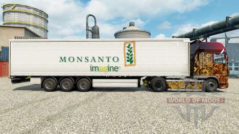 Skin Monsanto imagine on semi for Euro Truck Simulator 2