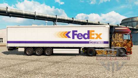 FedEx Express skin for trailers for Euro Truck Simulator 2