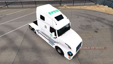 Epes Transport skin for Volvo truck VNL 670 for American Truck Simulator