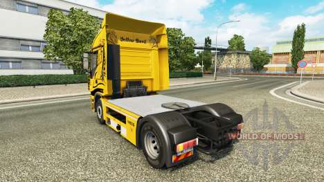 Skin Yellow Devil on the truck Iveco for Euro Truck Simulator 2