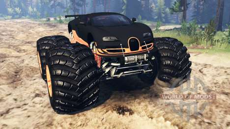 Bugatti Veyron SS [monster truck] for Spin Tires