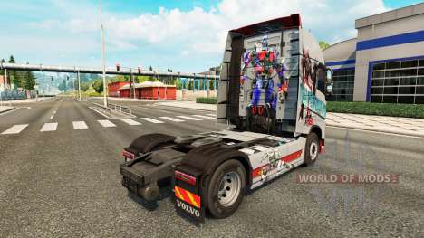 Transformers skin for Volvo truck for Euro Truck Simulator 2