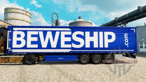 Beweship skin for trailers for Euro Truck Simulator 2