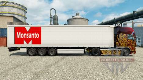 Skin Monsanto Roundup for trailers for Euro Truck Simulator 2