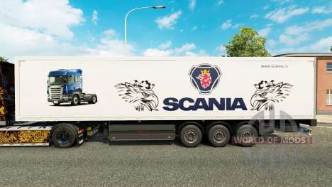 Skin Scania for trailers for Euro Truck Simulator 2