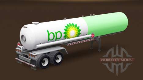 Skin BP on a gas tank semi-trailer for American Truck Simulator