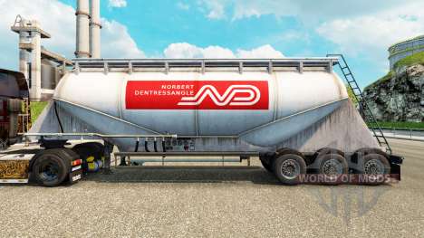 Skin Norbert cement semi-trailer for Euro Truck Simulator 2