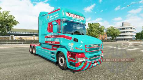 Skin Yates & Sons for truck Scania T for Euro Truck Simulator 2