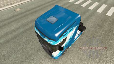 Blue Flame skin for Scania R700 truck for Euro Truck Simulator 2