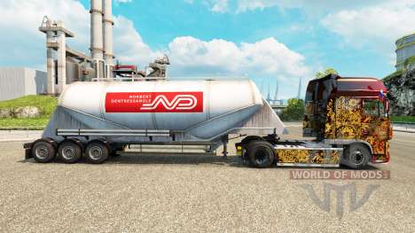 Skin Norbert cement semi-trailer for Euro Truck Simulator 2