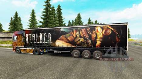 Skin S. T. A. L. K. E. R. on semi for Euro Truck Simulator 2