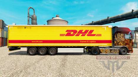 Skin DHL for v2 semi for Euro Truck Simulator 2
