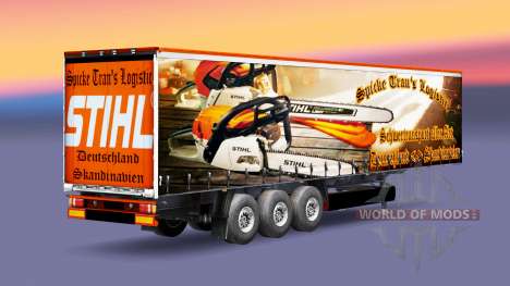 The Spike Trans Logistic skin for trailers for Euro Truck Simulator 2