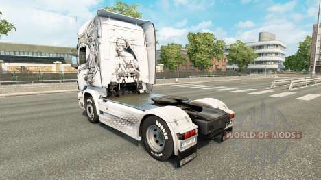 Skin Last Dragon on tractor Scania for Euro Truck Simulator 2