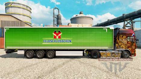 Skin Feldschlosschen for trailers for Euro Truck Simulator 2