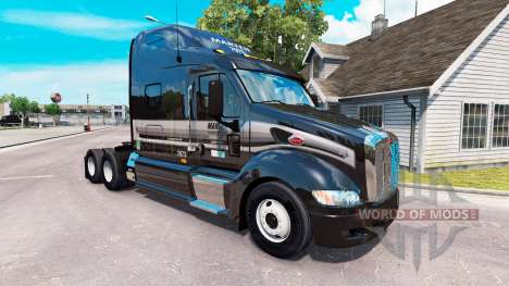 The skin of the Marten on the tractor Peterbilt  for American Truck Simulator