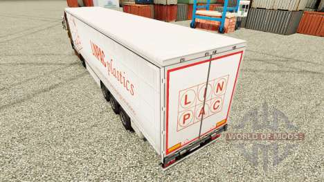 Skin Linpac Plastics for trailers for Euro Truck Simulator 2