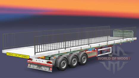 Semi-ground with the weight of the bridge elemen for Euro Truck Simulator 2
