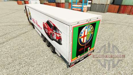 Skin Alfa Romeo Sport on semi for Euro Truck Simulator 2