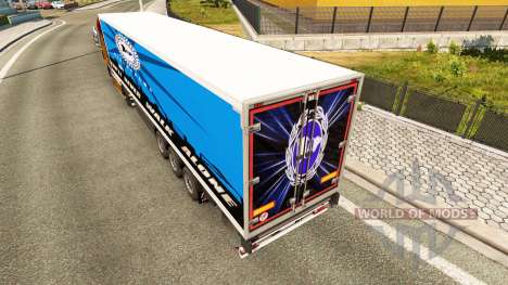 Skin Arminia Bielefeld on semi for Euro Truck Simulator 2