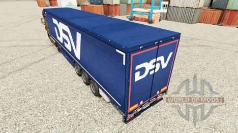 DSV skin for trailers for Euro Truck Simulator 2