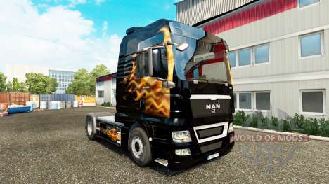 Skin Fames for tractor MAN for Euro Truck Simulator 2